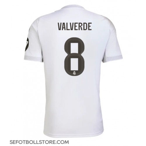 Real Madrid Federico Valverde #8 Replika Hemmatröja 2025-26 Kortärmad